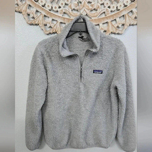 Patagonia Los Gatos Fleece 1/4 Zip Salt Grey - Picture 8 of 10